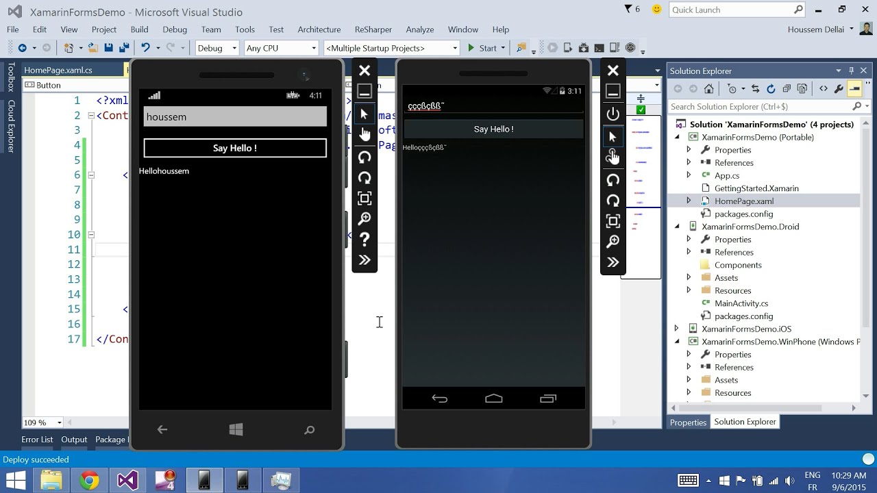 Xamarin visual studio. Entry Xamarin. 2. Xamarin Studio.. Xamarin IMAGEBUTTON.