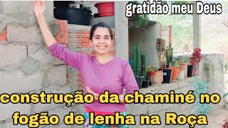 Construção Da Chaminé No Fogão De Lenha Na Roça/ Será que Deu Certo? Meu Aconchego No Sítio