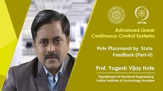 Pole Placement by State Feedback (Part-II)