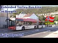 Extended trolley bus line#6 in Bergen: Completely Opened