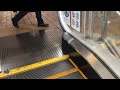 【ダイコー　日立】3x エスカレーター　地下鉄桜木町駅改札外　3x escalator sakuragicho station yokohama subway line japan