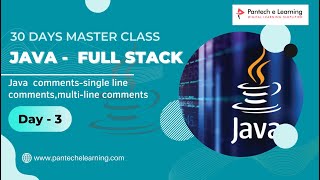 DAY 3 Java Comments – Single line comments, Multi-line comments | Pantech e learning