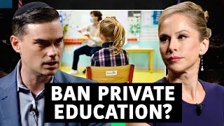 Shapiro Challenges Ana Kasparian's Call to Ban Private Schools