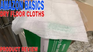 ✅  Amazon Basics Dry Floor Cloths 🔴