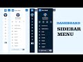 How To Create Responsive Dashboard Sidebar Menu in HTML CSS & JavaScript | Dark/Light Mode