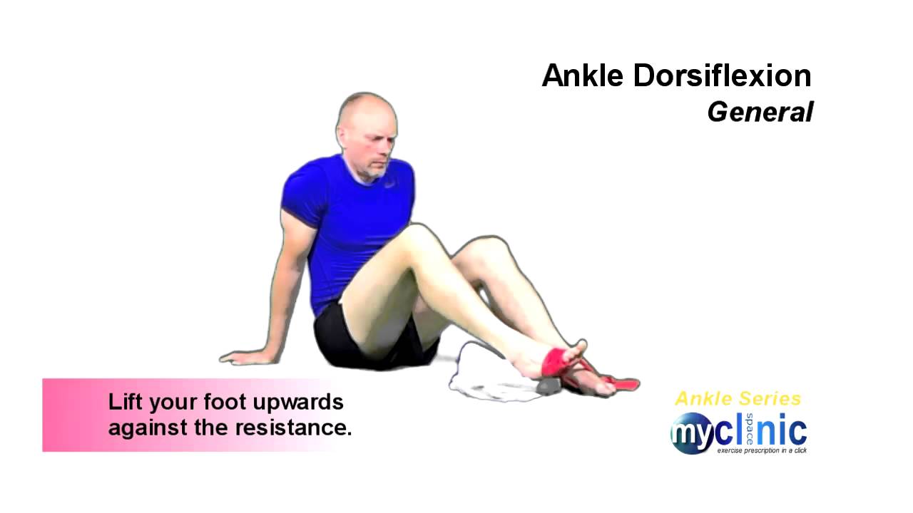 Ankle Series Ankle Dorsiflexion Strengthening Youtube