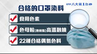 彩色口罩含「偶氮色料」恐致癌 八大民生新聞 2021010313