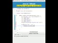 iterate over list in java using for each loop short #shorts #short #viral #java #shortsvideo