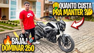 BAJAJ DOMINAR 250 QUANTO CUSTA PRA MANTER ?