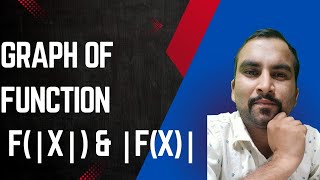 Graph of f(|x|) and |f(x)|, How to draw function by Harish malviya #function #iit #iitjee