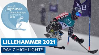 Lillehammer 2021 | Day 7 highlights | World Para Snow Sports Championships