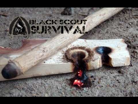 Hand Drill Primitive Fire Making Technique- Black Scout Tutorials Hand Drill Primitive Fire Making Technique- Black Scout Tutorials
