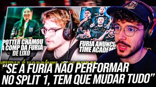 NYANG reage a: ZELLSIS DIZ QUE FURIA É HORRÍVEL e POTTER CHAMA COMPS DA FURIA DE LIXO!