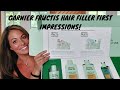 GARNIER FRUCTIS HAIR FILLER FIRST IMPRESSIONS! #garnier #newvideo #firstimpressions