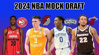 Danny Marang Shares His First 2024 NBA Mock Draft | Danny & Dusty