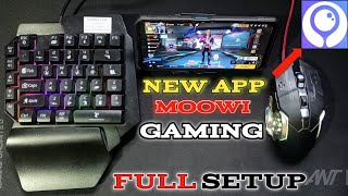 ❤New App Moowii Gaming App Se Kibord ⌨️ And Mouse 🖱Ko Kaise Connect Kare❤