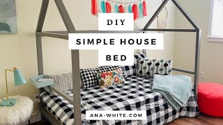 Simple DIY House Bed