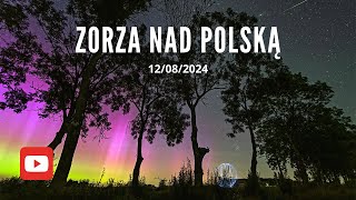 Zorza Polarna 12/13 sierpnia 2024 - WOW!!!