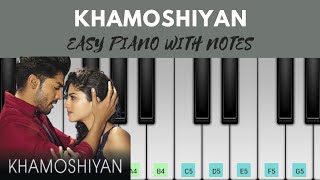 Kya uss gali mein piano cover easy | Khamoshiyan song trending Line | #copyhell | December 2022