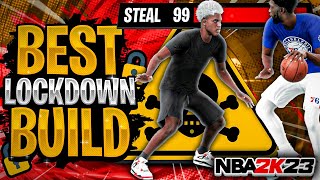 *NEW* OVERPOWERED DEMI GOD LOCKDOWN! 99 STEAL! BEST LOCK ON BOTH GENS IN NBA2K23 !