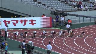 97th日本陸上 男子100m決勝 山縣亮太 Ryota Yamagata 10.11(+0.7) (2013/6/8 味スタ)