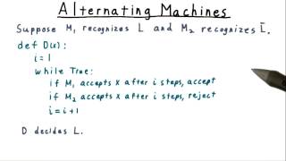 Alternating Machines - Georgia Tech - Computability, Complexity, Theory: Computability