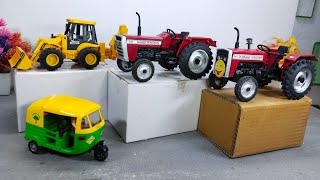 diy Mini Dj Truck Loading At-New Tractor model Massey 241,Massey Ferguson 9500 vehicle asmr unboxing