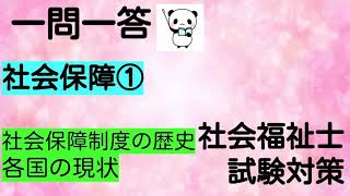 【社会福祉士・社会保障①】 ドイツの国民保険など、各国の現状について