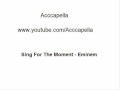 Eminem - Sing For The Moment (acapella)