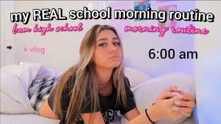 my REAL 6am high school morning routine