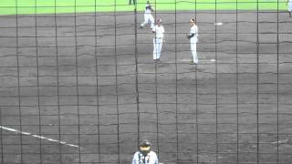 2011年9月23日　阪神-オリックス　石川投球練習