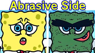 Friday Night Funkin' Spongeasm / Phantasm but Spongebob and Abrasive Side Sings It (FNF Mod/Hard)