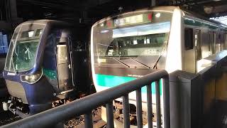 埼京線E233系7000番台ハエ124編成各停海老名行　鶴ヶ峰駅発車