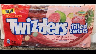 Twizzlers Filled Twists Tropical Blast: Pink Guava \u0026 Paradise Punch Review