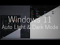 Windows 11 Minimalist Tweaks & Auto Light/Dark Mode!