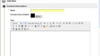 Embedding items in Blackboard