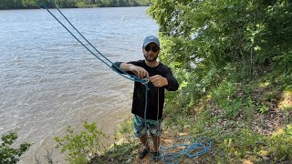 DIY Removable Rope Swing - Connecticut River