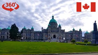 Victoria Walk at British Columbia Parliament Buildings in 360°