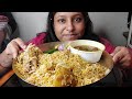 Eating Show - Mutton Biriyani & Spicy🔥mutton kosha | Poulami Eating Show | Big Bites