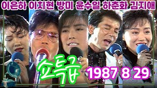 쇼특급 / 이은하 김지애 방미 이치현 윤수일 하춘화  [가요힛트쏭] KBS 1987.08.29 방송