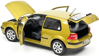 Volkswagen Golf IV Futura yellow Norev Unboxing Car