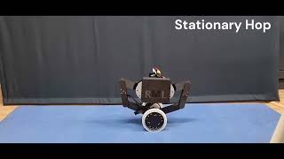 Two wheeled self balancing hopping robot based on MPC(Model Predictive Control)