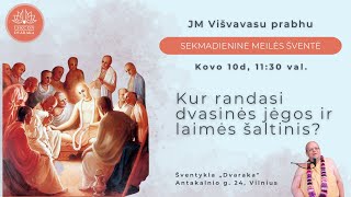 Sekmadieninė meilės šventė JM Višvavasu prabhu, 2024.03.10