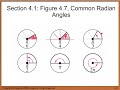 precalc 4.1 radian and degree measure