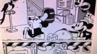 Mickey making Swiss cheese