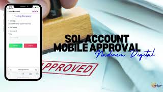 SQL ACCOUNT MOBILE APPROVAL SETUP