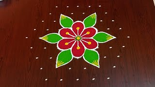 9×5dots beautiful sankranti chukkala muggulu🌷|easy sankranti rangoli|Pongal kolams#Rang Kaa Rangoli