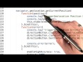 Geolocation API - Mobile Web Development