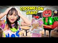 SAMANTHA KABUR DARI COCOMELON JAHAT !! ROBLOX MR.MELON BARRY'S PRISON SCHOOL ESCAPE GAME VIRAL