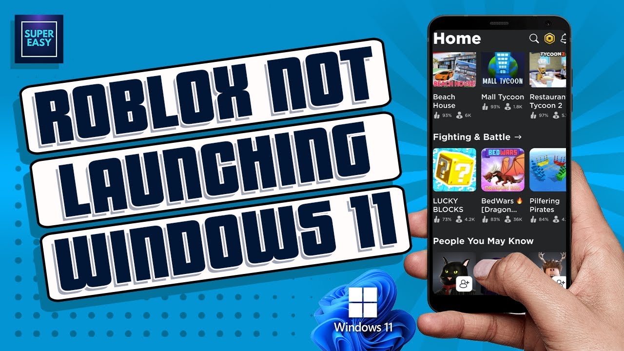 How To Fix Roblox Not Launching Windows 11 [Quick&Easy] - YouTube